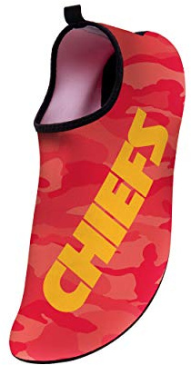FOCO Herren Team Camo Gym Aqua Schuhe Kansas City Chiefs NFL Wassersocke, Größe L