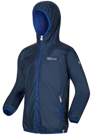Regatta Kids Lever II Waterproof Jacket - Dark Denim/Nautical Blue - 11-12 years