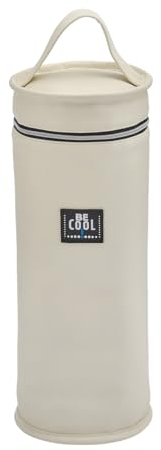 Elegante Be Cool, refrigeratore per bottiglie di champagne, altezza 33 cm, diametro 13 cm, fino a max 2 litri, colore bianco crema