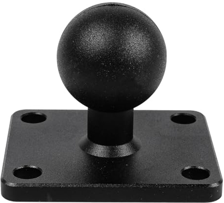Hsthe Sea Ball Adapter 1 tum Aluminiumlegering Kulhuvud Hållare Bas för Motorcykel Mobiltelefon Hållare GPS-fästen