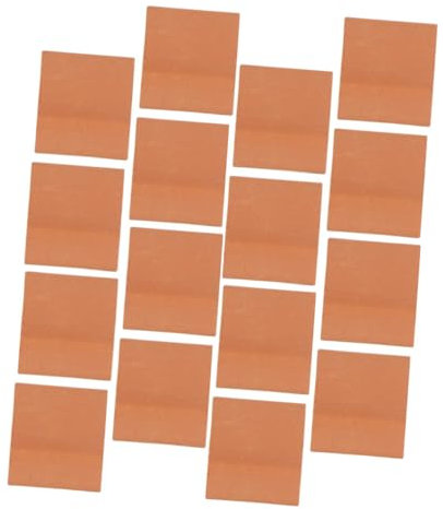 DRESSOOS 120st Simulierte Kacheln Ziegel Für Die Landschaftsgestaltung Mikrospielzeug Miniatursteine ​​selber Machen Kinder DIY Ziegel Kleine Fliesenfigur Zedernschindeln Ton Brown