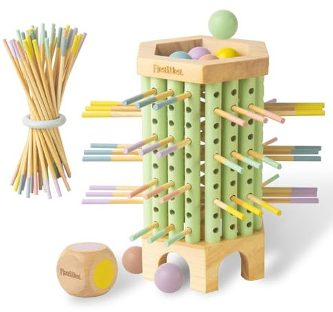 Juguetes Montessori 3 4 5 años | Juegos Montessori madera 3 4 5 años | Juegos de Mesa Montessori Educativo 3-5 años | Juego Montessori niños niñas motricidad fina | Regalo 3-5 años | 2-5 jugadores