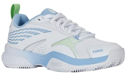 K-Swiss Scarpe da Tennis da Donna Speedex, Wht Dutch Canal Paradise Green, 38 EU
