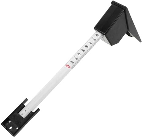 GLSTOY Einziehbares Stadiometer Metall Höhenmessgerät Kinder Erwachsene Wandmontage Mit Platte Messbereich 200cm Abs Eisen Präzise Wachstumsmessung