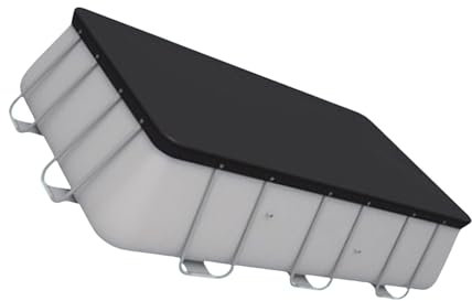DAYnagh Coperture per Piscina Rettangolari Super Antivento Realizzate in Tessuto Resistente agli Strappi E Lunga Durata per Interrate per Uso Esterno