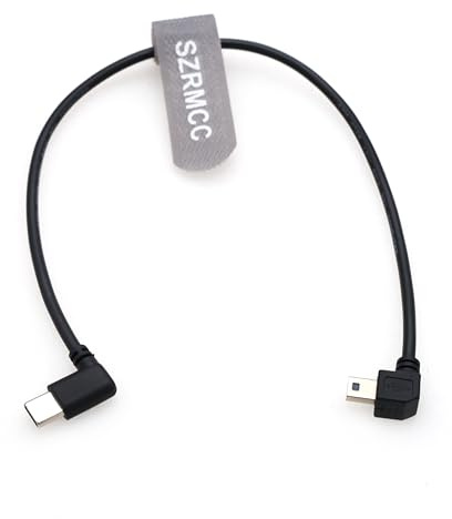 SZRMCC Type-C to Mini USB Control Cable for DJI RSC2 RS2 RS3 Pro Mini Gimbal Stabilizer to Canon EOS 5D, 6D Mark III, 70D, 77D, 80D 800D, 750D DSLR Camera