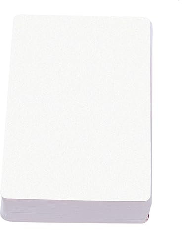 VANZACK Blanko Spielkarten DIY-Karten Verdicktes Papier Beidseitig Papierspielkarten Für Hause Kreative Karten Zum Spielen Oder Sammeln