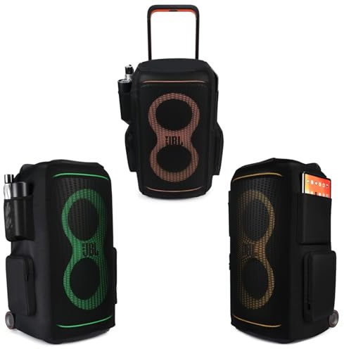 Yaowanguan PartyBox 520 Housse de Protection pour JBL Partybox 520 Enceinte de fête sans Fil Bluetooth & Microphone,PartyBox 520 Étui de Voyage Portable Anti-Poussière Sac Cover Accessoires(Noir)