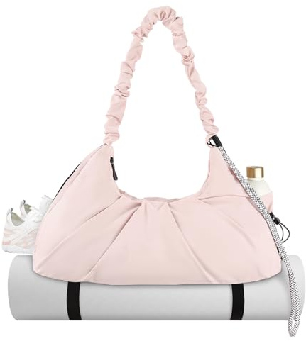 Dizdvizd Bolsa Deporte, Bolsa de Gimnasio Mujer con Compartimento Zapatos y Compartimento Mojado, Bolsa de Viaje Pequeña, Bolsa Deporte Niña Yoga Impermeable, Fitness, Natación
