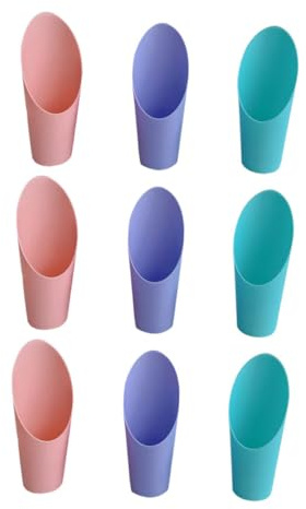 Pala per Secchio in Plastica per Piantumazione, 9 Pezzi | Terriccio e Fertilizzante, Pulizia Semplice, per Fiori, Diserbo e Trapianto Colore Casuale