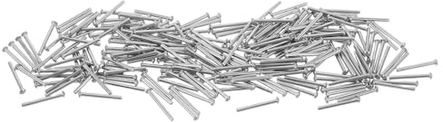 Yardenfun 200 Rivetti Solidi in Acciaio Inox Testa a Cupola Kit per Fai da Te e Artigianato Rivetti Robusti per Lavorazione Pelle e Metalli Set Completo per Riparazioni e Progetti