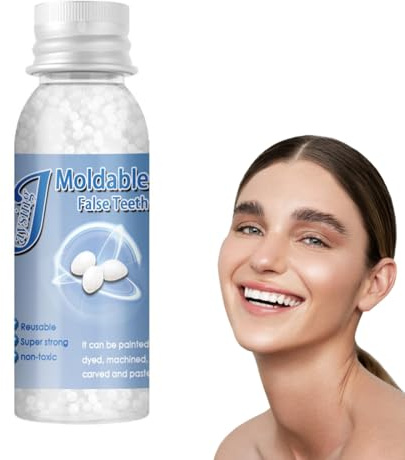 GXGM ntervento temporaneo per i denti, kit di riparazione per otturazioni, perle per riparazione dentale per otturazioni temporanee,modellabili per riparare denti mancanti o rotti