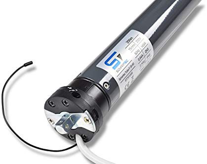 SCHARTEC - Kit complet d'entraînement pour volets roulants sans fil, moteur tubulaire sans fil, commande de volet roulant, axe 40 et 60 mm, kit complet (tube F 20-60)