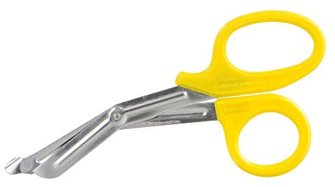 SANISMART Tijeras universales para vendajes (19 cm), color amarillo