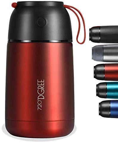 720°DGREE Recipiente térmico para Comida “wunderJar“ - 730 ml - Frasco Acero Inoxidable - Alimentos fríos y Calientes como Comidas de Bebé, Sopas, Cocidocena y Almuerzo - Sin BPA