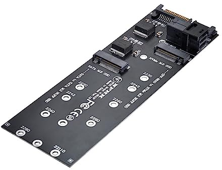 chenyang Adattatore per scheda madre M.2 NGFF a SATA e NVME PCIe SSD a SFF-8643 (non funziona da SSD NVME a SATA)