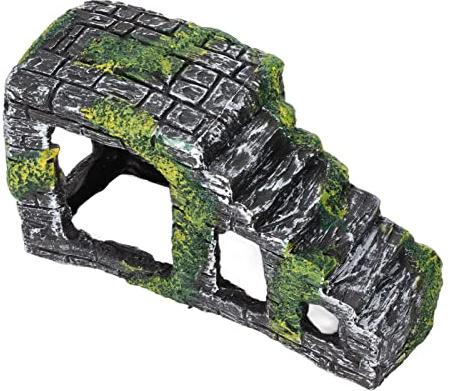Aquarium-Dekorationen, Schildkröten-Kletterplattform-Leitern, Aquarium-Ornament aus Kunstharz, gestuftes Design, Reptilien-Kletterplattform, einfache Installation, geeignet zur Dekoration