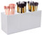 Kitchnexus Organizzatore cosmetico, organizer per trucchi con 3 scomparti, porta pennelli cosmetici, contenitore per pennelli, eyeliner, rossetto, polvere