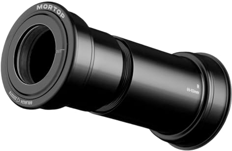 MORTOP Tretlager BB86 86/92 mm für 24 mm Shimano Hollowtech II Kurbelgarnitur, Schrägkontakt-Keramiklager (BB86)