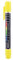 Car Paint Coating Thickness Gauge, Pen-Type Waterproof Automotive Coating Thickness Tester with Magnetic Tip & Micron-Level Color Scale for Verifying The Car Thickness of Paint (Yellow)