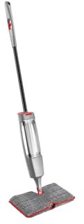 EASY CLEANER: Scopa con serbatoio vaporizzatore e panno in microfibra