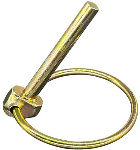 8 PCS Heavy Duty Lynch Spring Pin Assortment Kit,Round Linch Pins for Tractors, Trucks, Lawn Mowers (4.5mm)