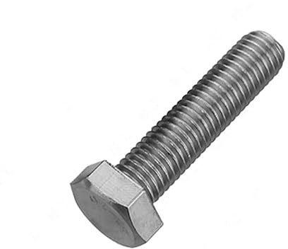 YZADSXCL 5/10 Stück M4 M5 M6 Länge 10–100 mm Linksgewinde 304 Edelstahlschraube Anti-Zahn-Außensechskantschrauben(50mm,M5 10pcs)