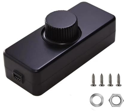 SIGANDG Dimmer per Luce LED 3-100W,Regolatore Dimmer per 220-240V/ 50HZ,LED Luce Dimmerazione da 0% a 100%, Dimmer, per Lampade LED Dimmerabili, Lampade da Tavolo, Lampade da Terra