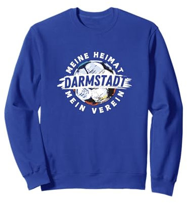 Darmstadt Fußball Hessen Stadion blau weiss Fan Sweatshirt