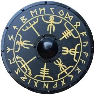 Mittelalterliches authentisches Kampfschild Last Kingdom, Wikingerschiffschild,