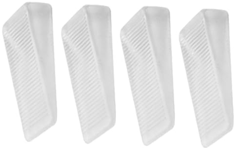 AUTSUPPL 4pcs Furniture Shims Rubber Blocks Leveling Pads for Uneven Floors Table Wedges Home Office Kitchen Use