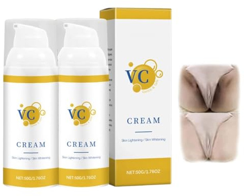 Aufhellungscreme Dunkelfleckenentferner für den Körper, Bleichcreme für dunkle Flecken & Altersflecken, Pigmentflecken Entferner, Skin Whitening Cream für Intimbereiche, Achselhöhlen & Bikinizone (2)