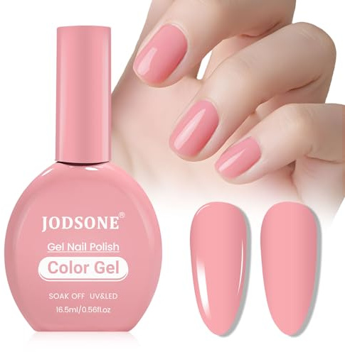 JODSONE Grande Volume Rosa Chiaro 16,5 ml Smalto Gel Stesso Colore Bottiglia Stesso Delicato Dolce A Casa Nail Art