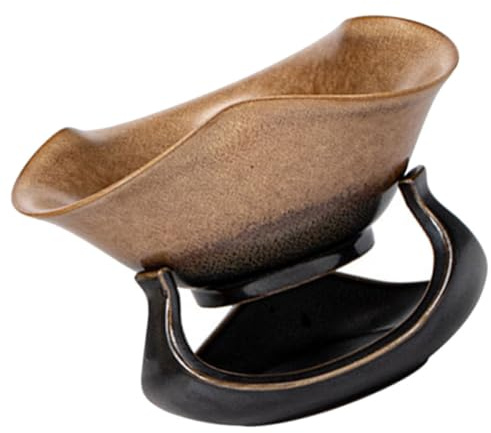 KOCKSHION Passoire à Thé en Céramique 1 Pièce Filtre à Mailles Fines Design Vintage Outil Pratique pour Amateurs de Thé