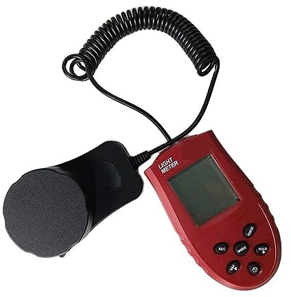 Handheld Light Meter, 200,000 Lux Automatic HS1010A LCD Digital Light Meter Luxmeter Lux/FC Meters Illumination Handhold Light Luminometer