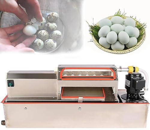Sbucciatore elettrico dell'uovo di quaglia, Sheller dell'acciaio inossidabile con il dispositivo del ciclo, uscita 70kg/h per uso commerciale
