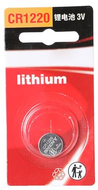 Piles bouton CR1220 3 V au lithium CR1220 3 V pour appareils électroniques portables de rechange