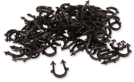 Grapas de fijación de tuberías para calefacción por suelo radiante de 60 mm, apto para tuberías de 16 cm, juego de 300 unidades