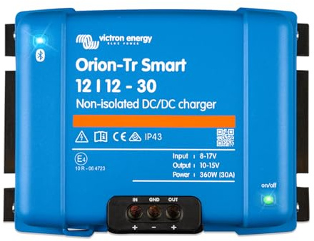 Victron Energy Orion-Tr Smart 12/12-Volt 30 amp 360-Watt DC-DC-Laddare, Ej isolerad (Bluetooth)