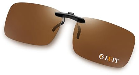 LUFF Clip Unisex Polarizzata su Occhiali da Sole per Occhiali da Vista-Buoni Occhiali da Sole Stile clip per Occhiali Miopia all'Aperto/Guida/Pesca