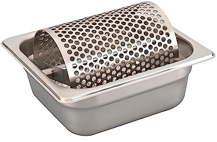 Gralara Rouleau à Beurre en Acier Inoxydable Rouleau à Beurre Efficace Pratique Lisse Portable Durable Professionnel pour Cuisine Au Beurre Barbecue