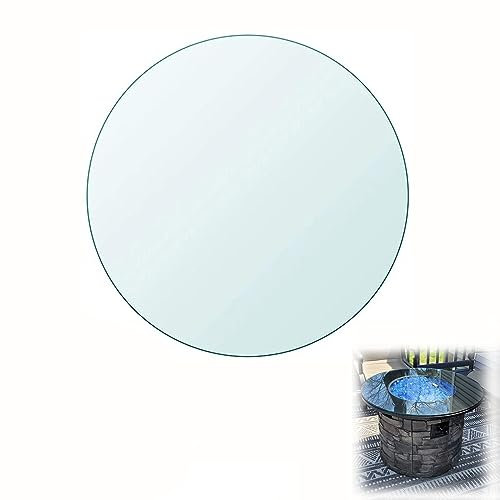 Glasplatte Rund, Glastisch Tischplatte Aus Gehärtetem Glas Tisch Glasscheibe, Glasplatte Glasscheibe Tischplatte Glas Kaminplatte Kaminglas DIY Tisch, Sicherheitsglas Aus Gehärtetem Desktop ( Size : C