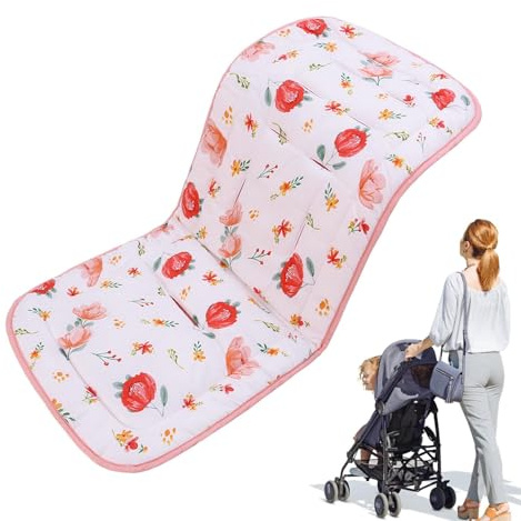 Kinderwagen-Sitzauflage | Kühlkissen Kinderwagenkissen | Reversibles, atmungsaktives -Autositzkissen für Autositze, Kinderwagen, Hochstühle Holdes