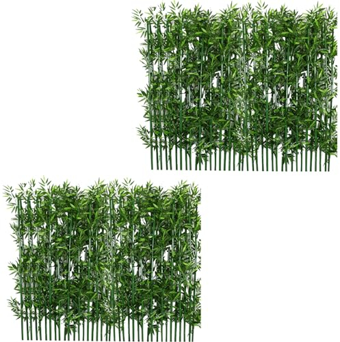 Künstliche Kunstpflanzen Bambus Große künstliche Bambuspflanzen für den Innen- und Außenbereich, Bäume, 91 cm, 122 cm, 152 cm, 182 cm, 182 cm hoch, Kunstbaum aus künstlicher Bambusseide, für Gartenzau