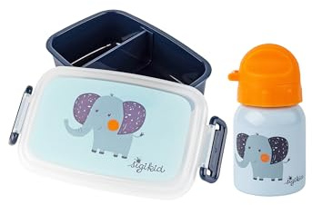 Sigikid Kindergarten-Set Trinkflasche & Brotdose für Kinder 12-96 Monate
