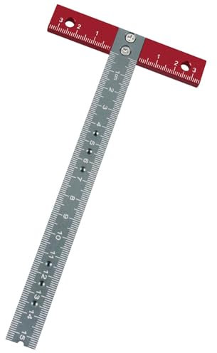 T-Vierkant-Lineal mit präziser Skala, Aluminiumlegierung, für Enthusiasten, Zeichenwerkzeug