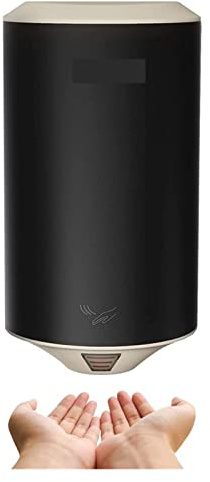 Asciugamani elettrico, Asciugamani automatico a parete con sensore in acciaio inossidabile Asciugamani ad aria for bagno Asciugamani commerciale,Forte flusso d'aria