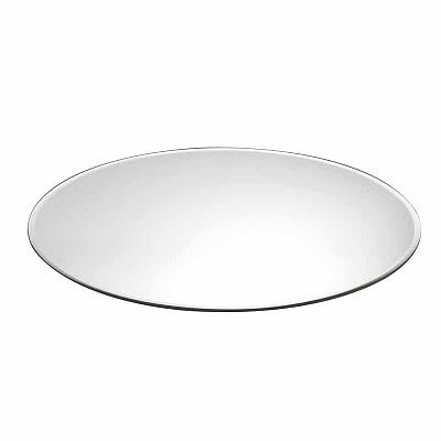 Generico Euro Italia Specchio tondo Diametro 25 Cm in Vetro per Decorazione Arredo Wedding