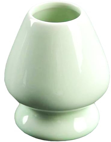 Mnozreo Support en Céramique pour Fouet à Thé,Rangement pour Fouet Chasen,Vert,1PC,Support de Fouet à Matcha en Céramique,Accessoires de Service à Thé en Céramique