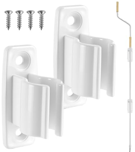 Hogvinnatil Gancio per manovella Store - Supporto portaoggetti per ombrelloni | Supporto manuale per tenda da campeggio con viti - per negozi, camion, ristoranti, ristoranti all'aperto